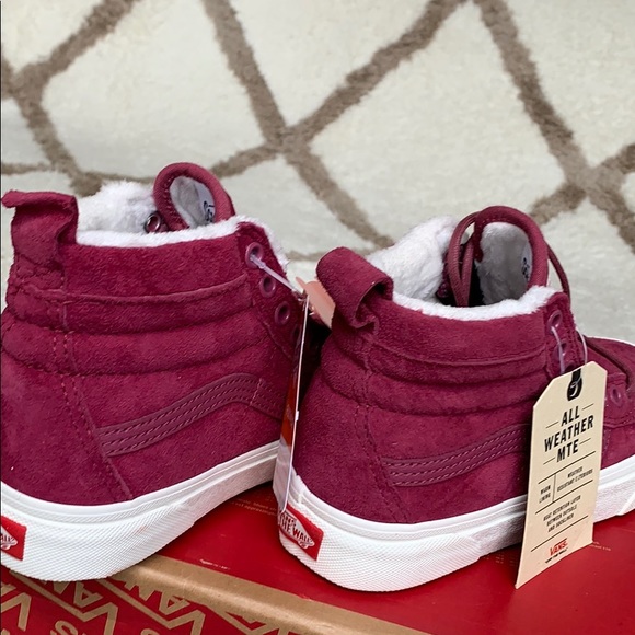 VANS SK8-Hi Mte Dry Rose/Marshmallow WMNS - Picture 11 of 16